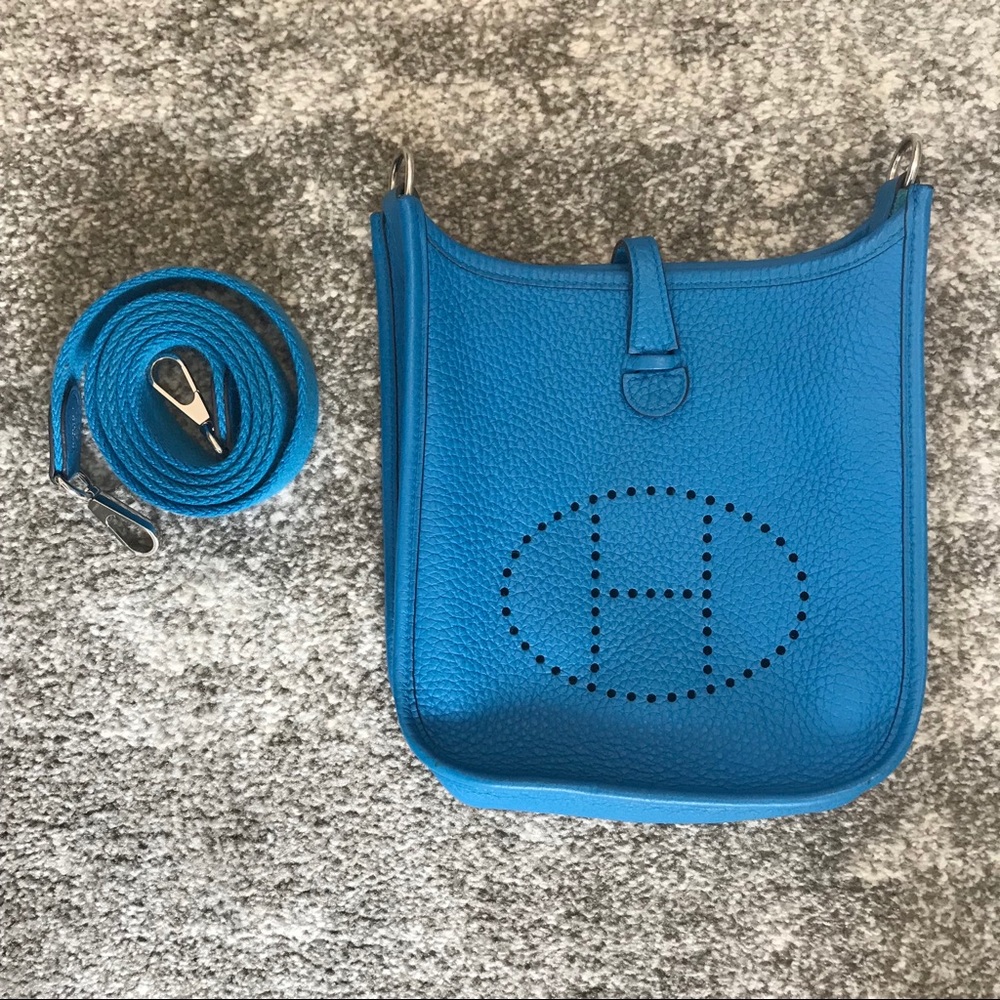 Authentic Hermès mini Evelyne crossbody bag - Picture 8 of 8